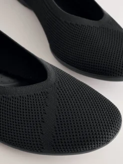 Zwart - Forever Comfort® Comfort Flyknit Ballet Flats