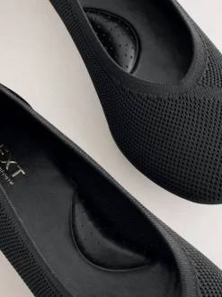 Zwart - Forever Comfort® Comfort Flyknit Ballet Flats