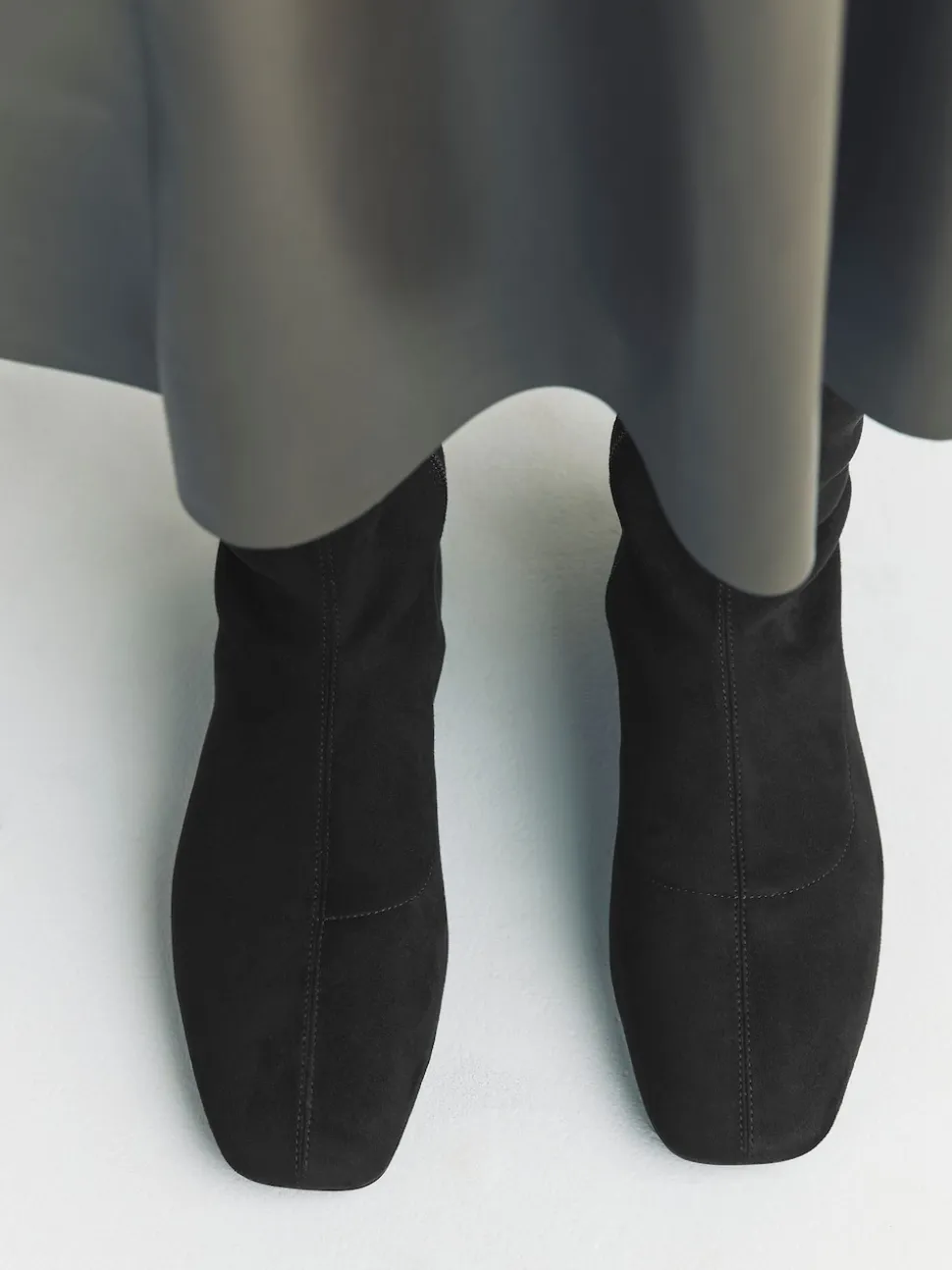 Zwart - Forever Comfort® Flat Sock Ankle Boots