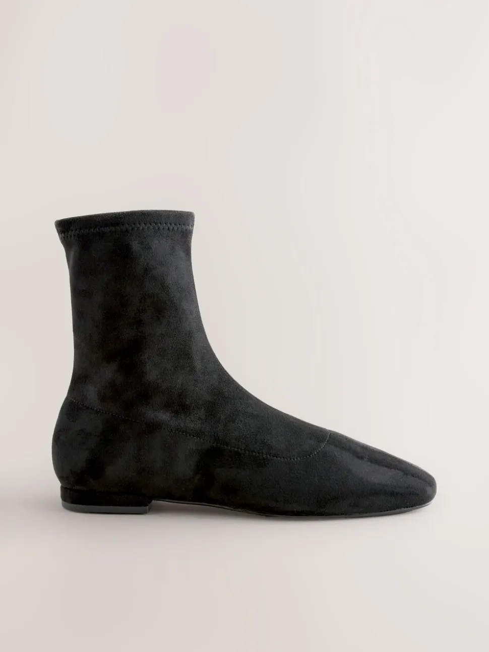 Zwart - Forever Comfort® Flat Sock Ankle Boots