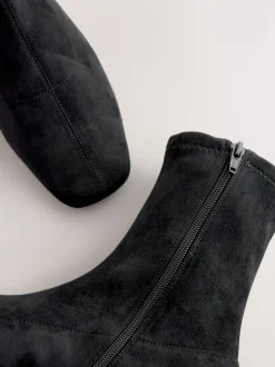 Zwart - Forever Comfort® Flat Sock Ankle Boots