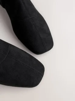 Zwart - Forever Comfort® Flat Sock Over The Knee Boots