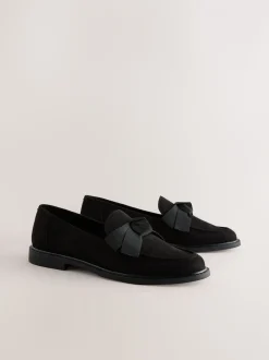 Zwart - Forever Comfort® Instappers met Strik