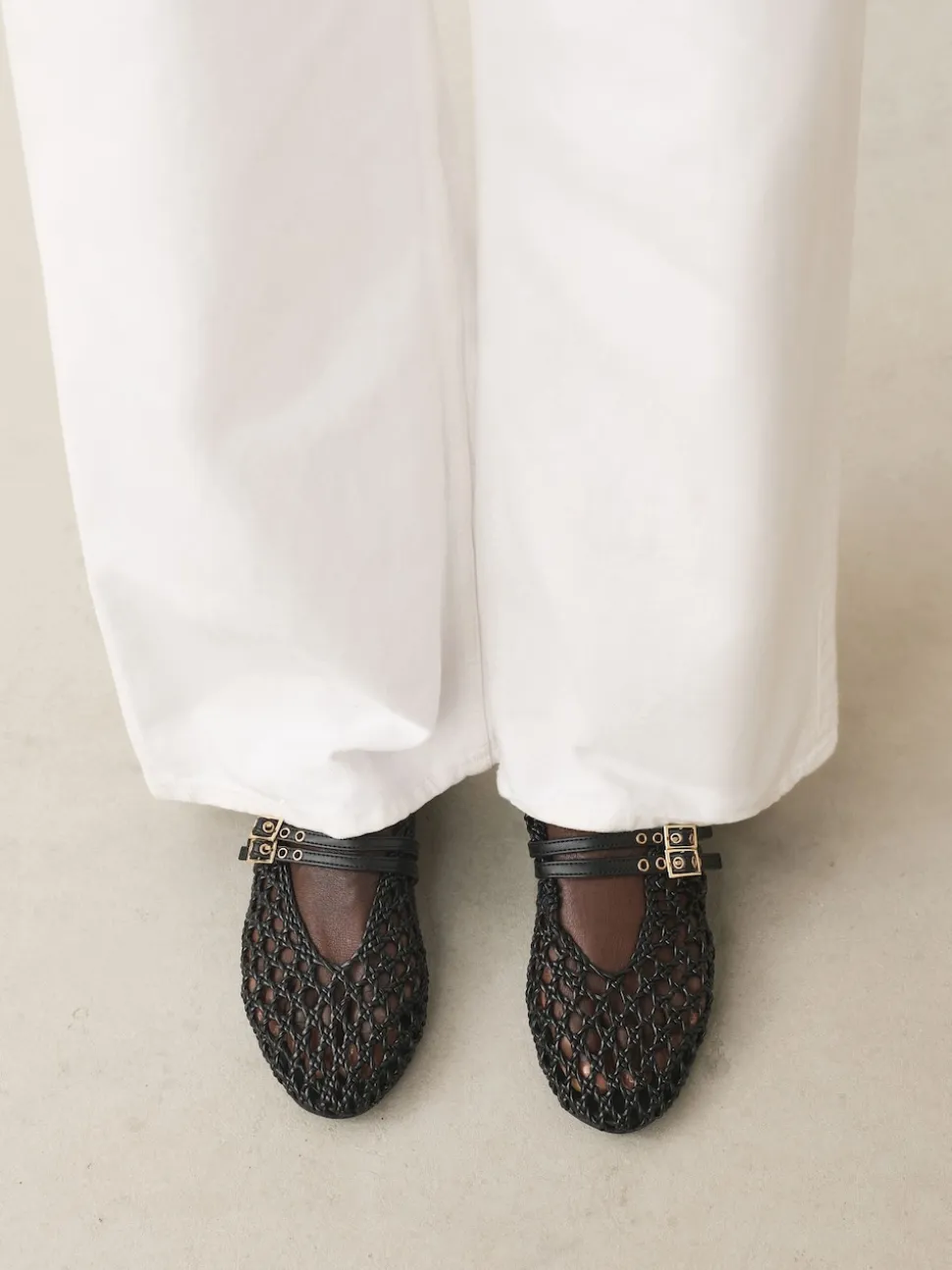 Zwart - Forever Comfort® Mary Jane-schoenen met ronde neus en dubbele bandjes