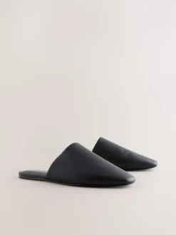 Zwart - Forever Comfort® muiltjes met hoge uitsnijding en vierkante neus