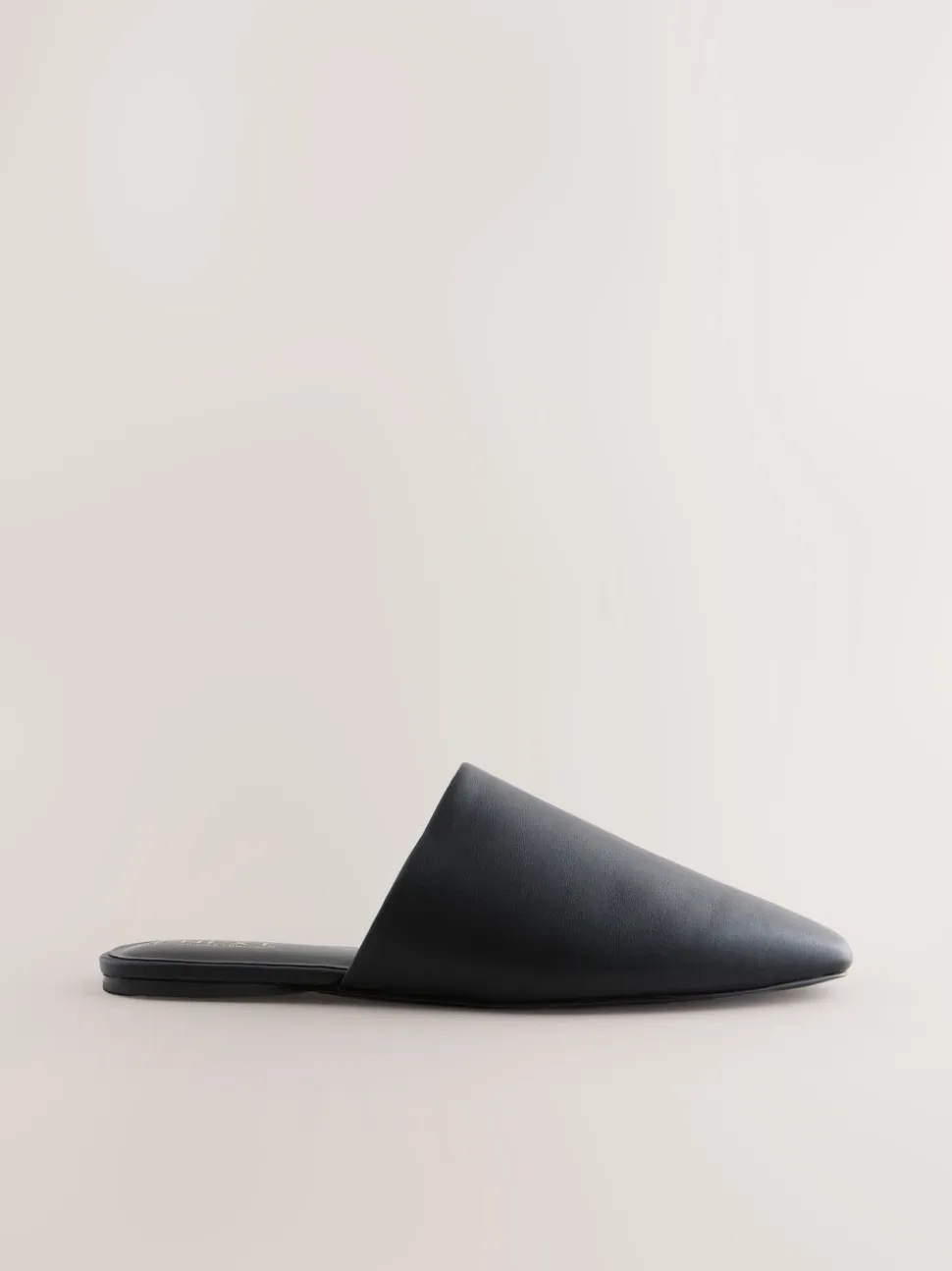 Zwart - Forever Comfort® muiltjes met hoge uitsnijding en vierkante neus