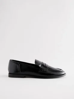 Zwart - Forever Comfort® Penny loafers met ronde neus