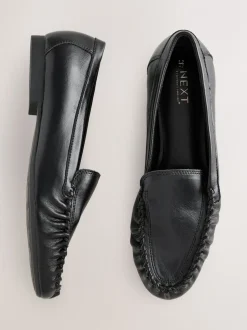Zwart - Forever Comfort® Soft Ruched Loafers