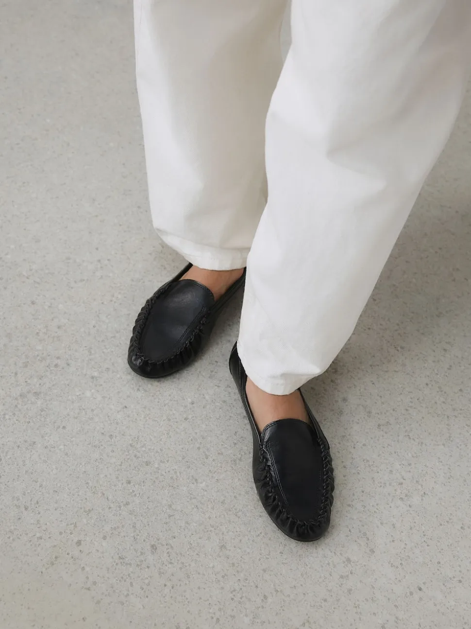 Zwart - Forever Comfort® Soft Ruched Loafers