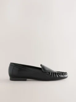 Zwart - Forever Comfort® Soft Ruched Loafers