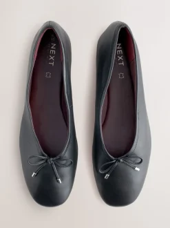 Zwart - Forever Comfort® Suede High Cut Ballet Flats