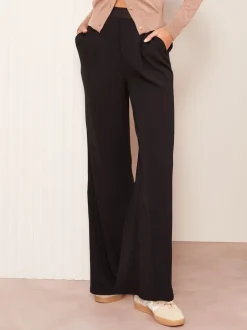Zwart - Friends Like These Elasticated Waist Trousers