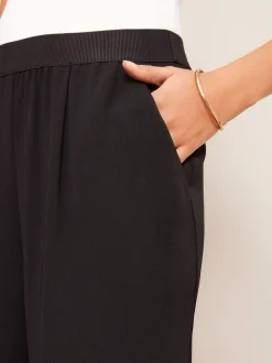 Zwart - Friends Like These Elasticated Waist Trousers