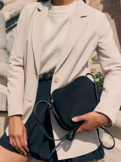 Zwart - Friends Like These Double Compartment Cross-Body Bag