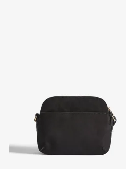 Zwart - Friends Like These Double Compartment Cross-Body Bag