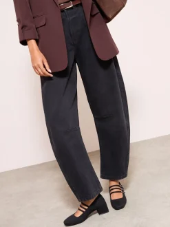 Zwart - Friends Like These Triple Strap Low Block Heel Smart Mary Jane Court Shoes