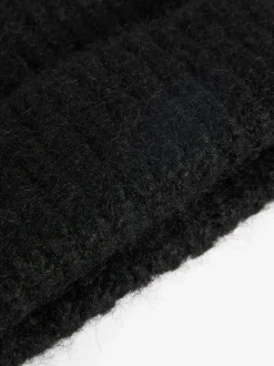 Zwart - Friends Like These - Behaaglijke gebreide beanie