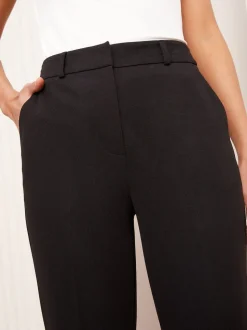 Zwart - Friends Like These Rechte pijpen stretchy Getailleerde Broeken