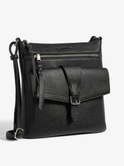 Zwart - Friends Like These Medium imitatieleren messenger bag