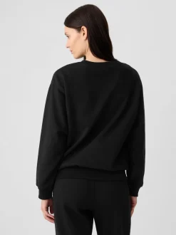 Zwart - Gap - Relaxed sweatshirt met logo