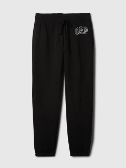 Zwart - Gap joggingbroek met logo en rechte pijpen
