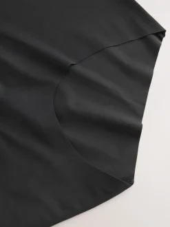 Zwart - Geen zichtbare onderbroeklijn comfortabele slips verpakking van 7