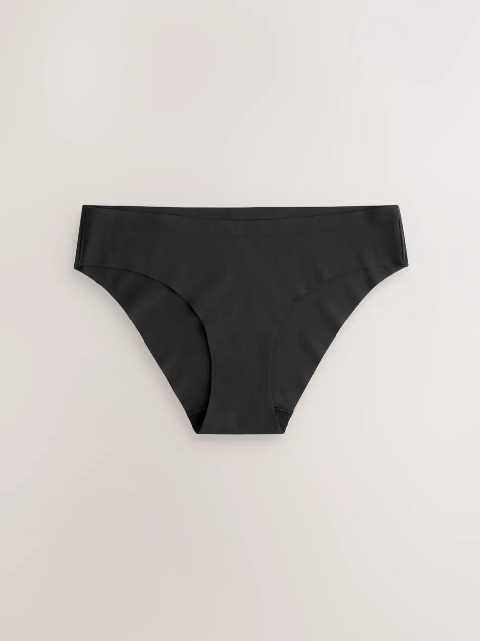 Zwart - Geen zichtbare onderbroeklijn comfortabele slips verpakking van 3