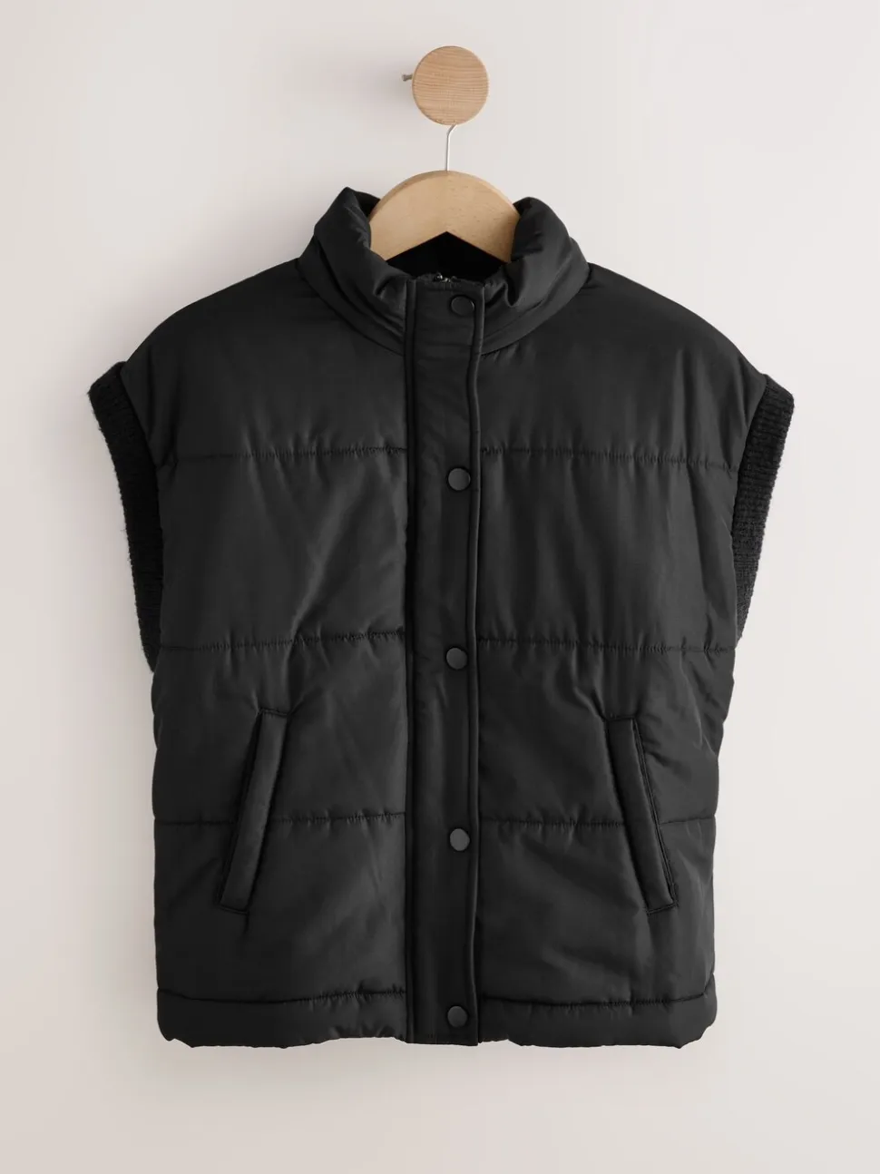 Zwart - Gewatteerd gilet