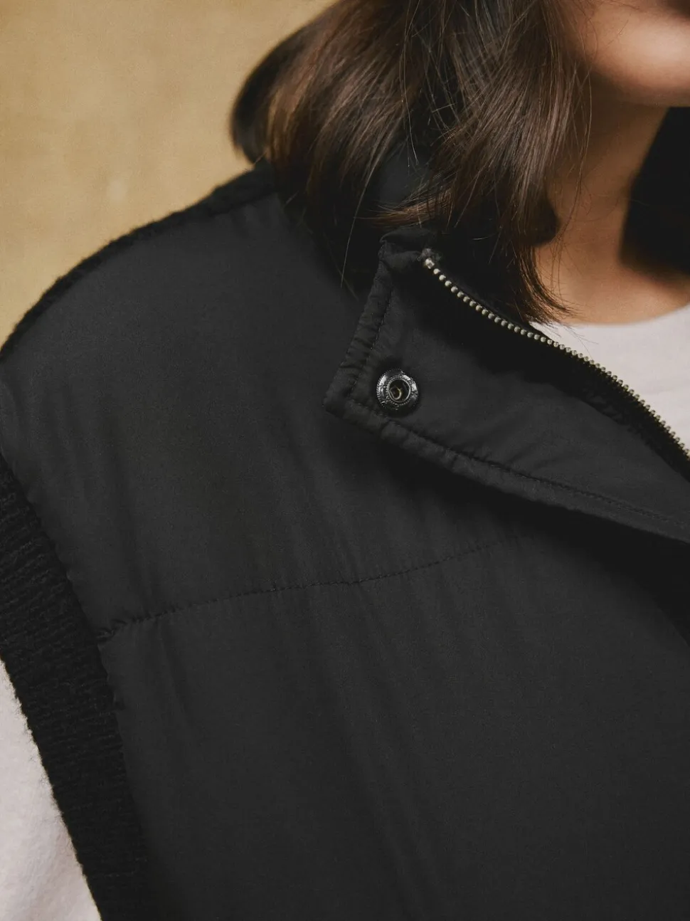 Zwart - Gewatteerd gilet