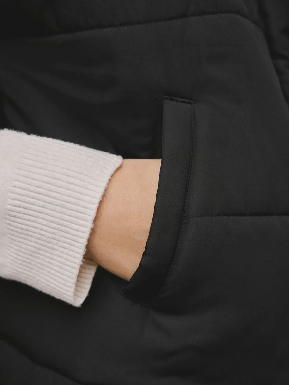 Zwart - Gewatteerd gilet