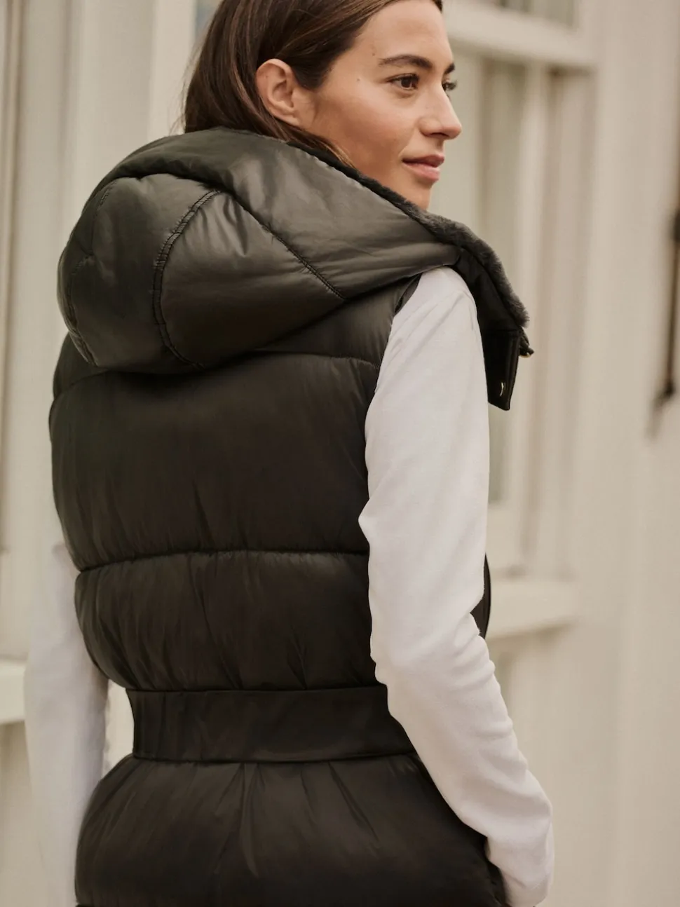 Zwart - Gewatteerd gilet