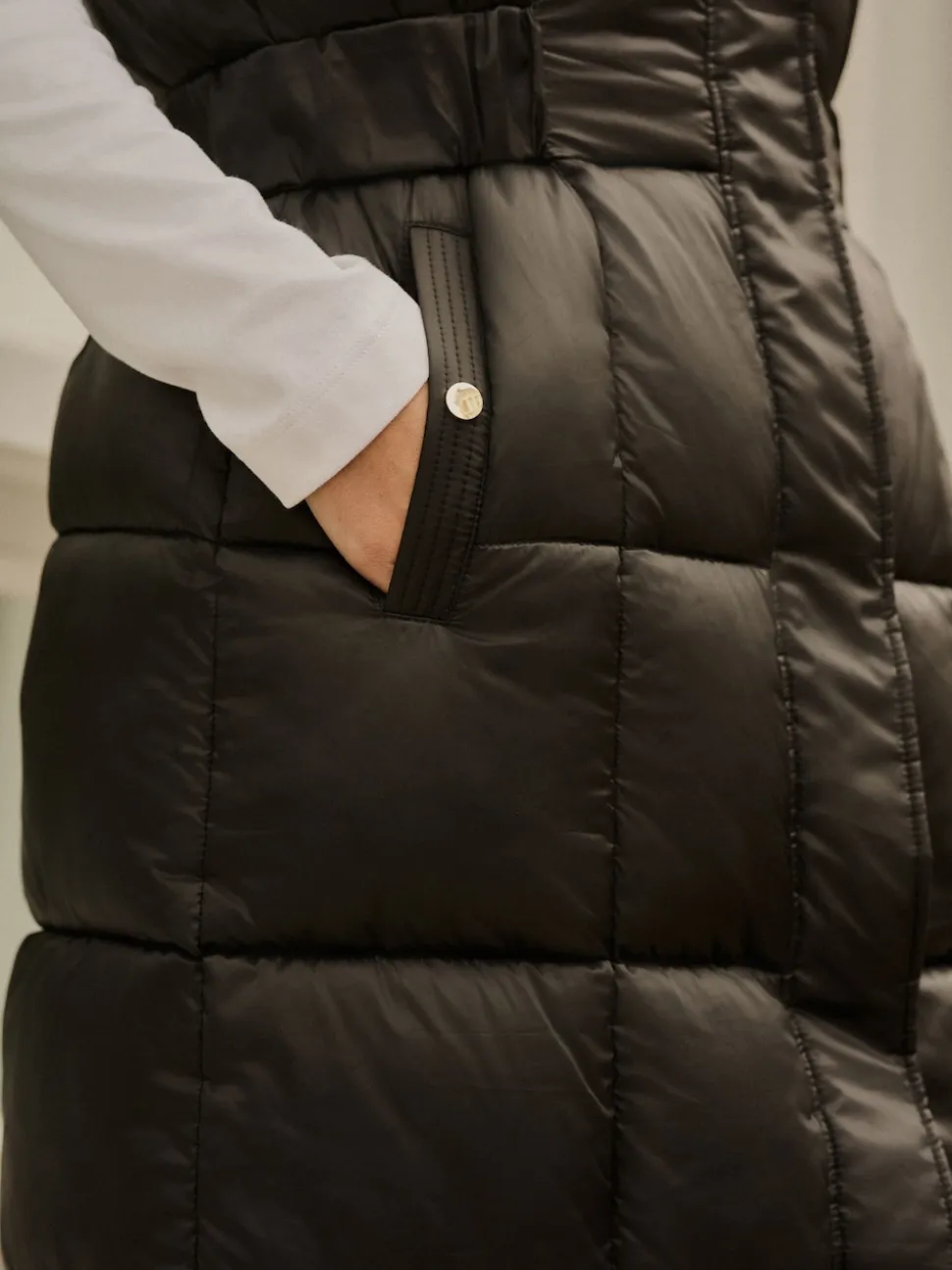 Zwart - Gewatteerd gilet