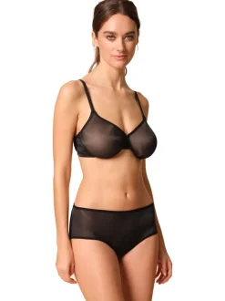 Zwart - Gossard glanzende voorgevormde Glossies beha