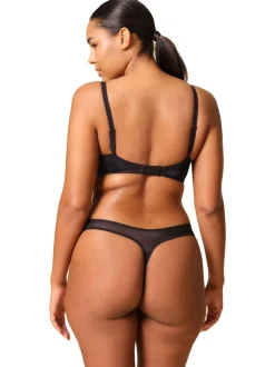 Zwart - Gossard glanzende voorgevormde Glossies beha