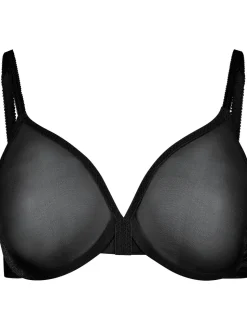 Zwart - Gossard glanzende voorgevormde Glossies beha