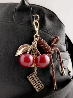 Zwart - Grote shopper met bedeltjes