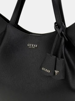 Zwart - Guess Amorette Slouch 2 in 1 Shopper Tote Bag