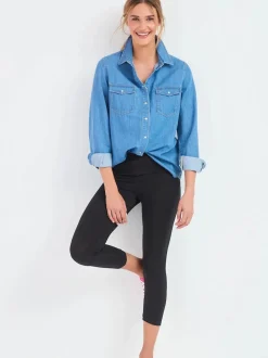 Zwart - Half-lange leggings