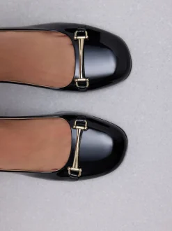 Zwart - Hardware Slingback Block Heels
