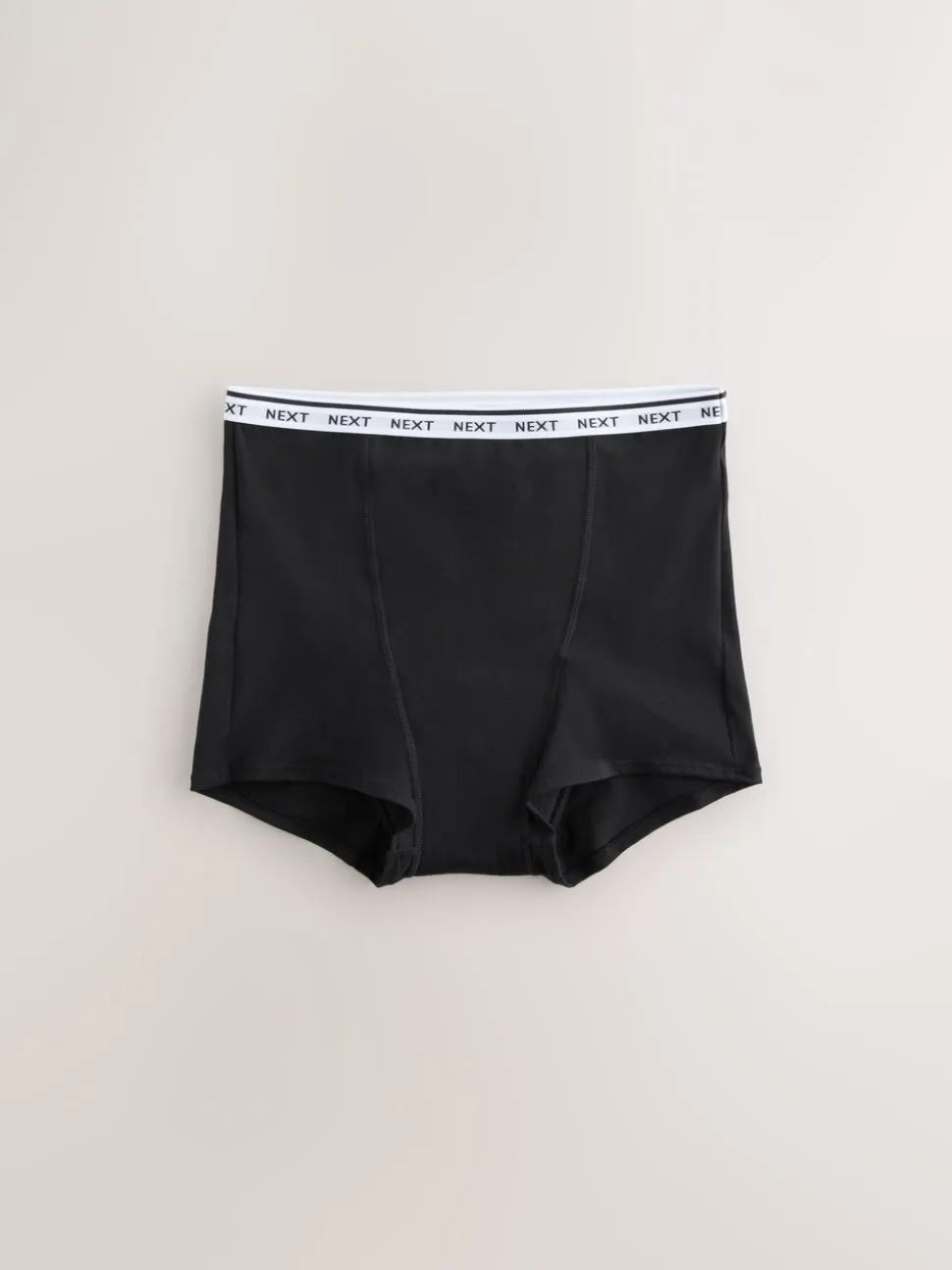 Zwart - Heavy Flow Full Briefs Cotton Period Knickers 4 Pack