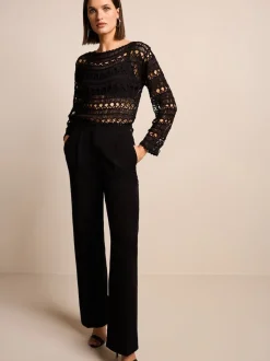 Zwart - Hourglass broek op maat