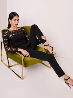 Zwart - Hourglass broek op maat