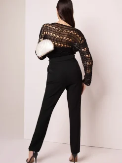 Zwart - Hourglass broek op maat