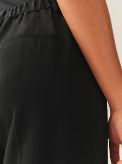 Zwart - Hourglass Wide Leg Tailored Trousers