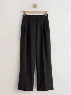 Zwart - Hourglass Wide Leg Tailored Trousers