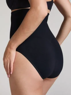 Zwart - Hunkemöller Seamless Enhancing High Waisted Knickers