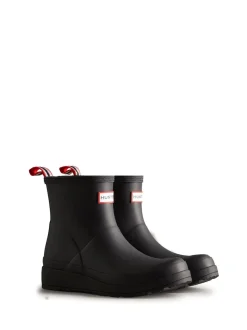 Zwart - Hunter Womens Play Nebula Short Wellies