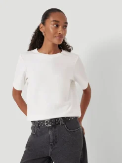 Zwart - Hush Leather Studded Eyelet Belt