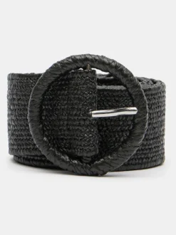 Zwart - Hush Wrenley Woven Belt