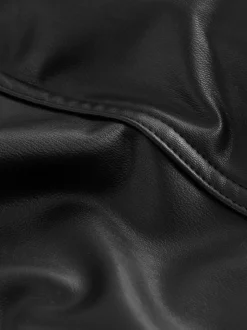 Zwart - Imitatieleren legging